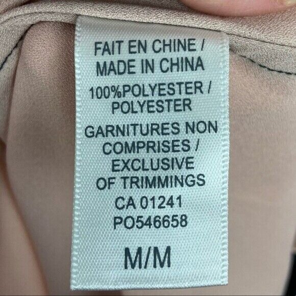 Twik Simons Pink Black Sleeveless Colour Block Top Size Medium Cut Outs Minimal - Picture 3 of 7